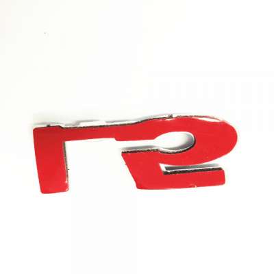 Badge Emblem 3D Number Chrome Logo Car Sticker