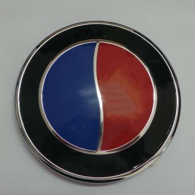 Black Custom Round Car Logo ABS Car Badges