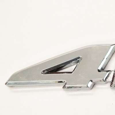 4WD Badge Logo Chrome Silver For Car Truck Decal Emblems